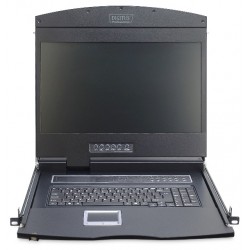 DS-72211-2US, 19“ TFT конзола с 8 портов KVM, US keyboard