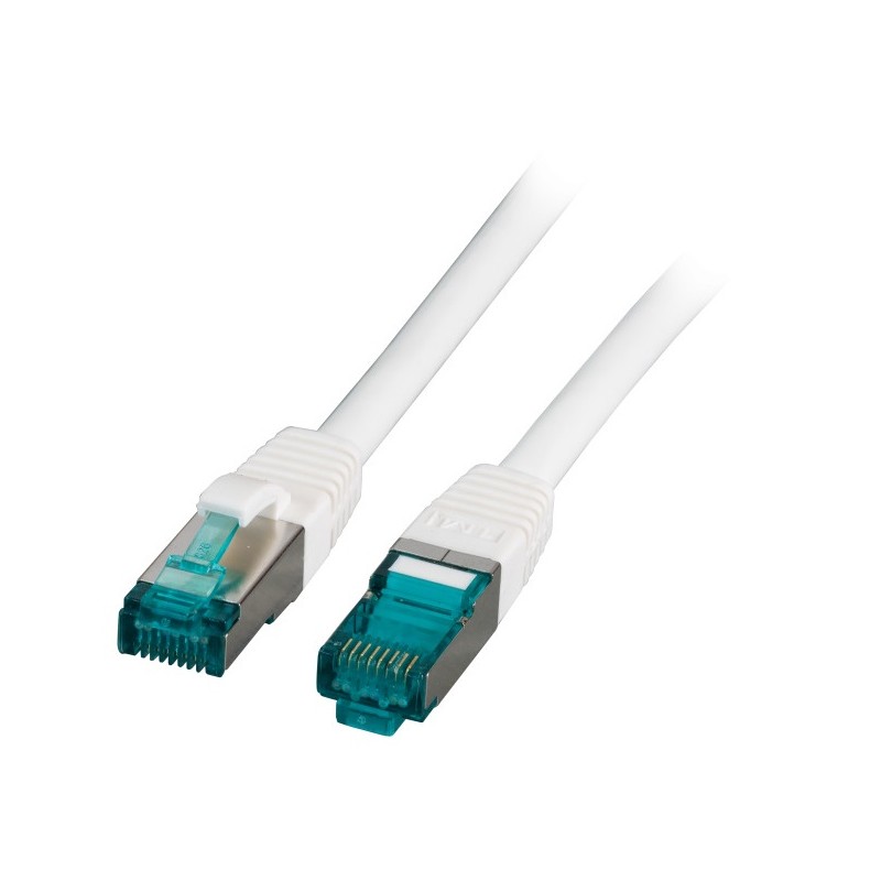 MK6001.10W, Пач кабел Cat.6A 10m SFTP бял, EFB