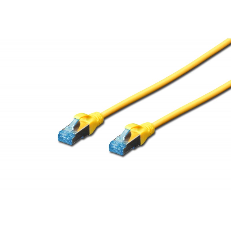 Пач кабел Cat.5e 1m SFTP жълт,  Assmann, DK-1532-010/Y
