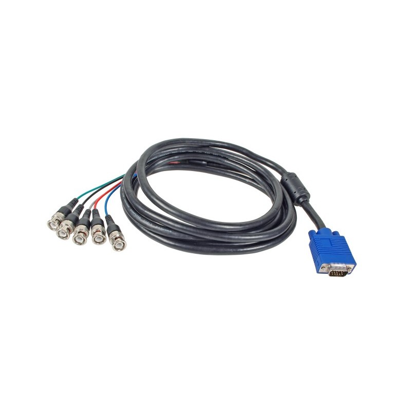 SVGA/HDTV Connection Cablel,1xHD-Dsub15/5xBNC 3m