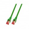 K5514.0.25, Пач кабел Cat.6 0.25m SFTP зелен, EFB