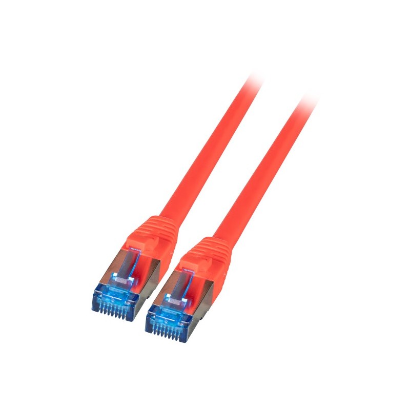 K5525RT.7.5, Пач кабел Cat.6A 7.5m SFTP червен