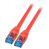 K5525RT.7.5, Пач кабел Cat.6A 7.5m SFTP червен