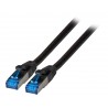 K5525SW.2, Пач кабел Cat.6A 2m SFTP черен