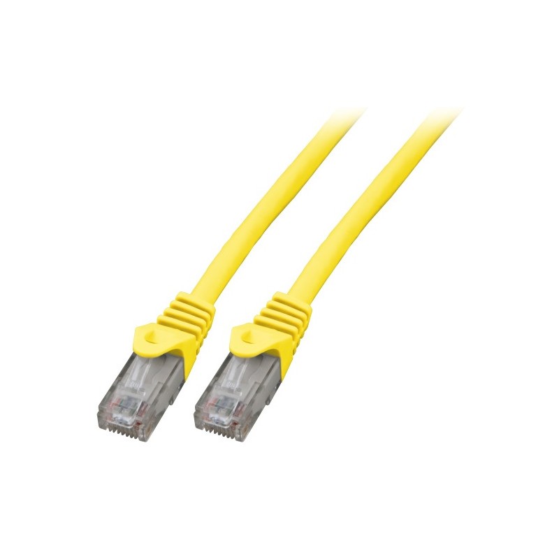 K8104DG.0,5, Пач кабел UTP Cat.6 0.5m жълт LSZH