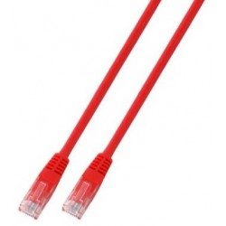 K8100RT.0,25, Patch cable Cat.6 0,25m UTP червен, EFB