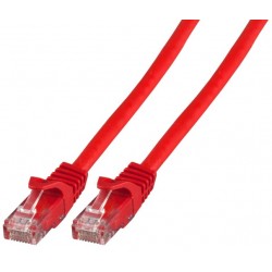 K8104RT.0,25, Patch cable Cat.6 0,25m UTP LSZH червен EFB