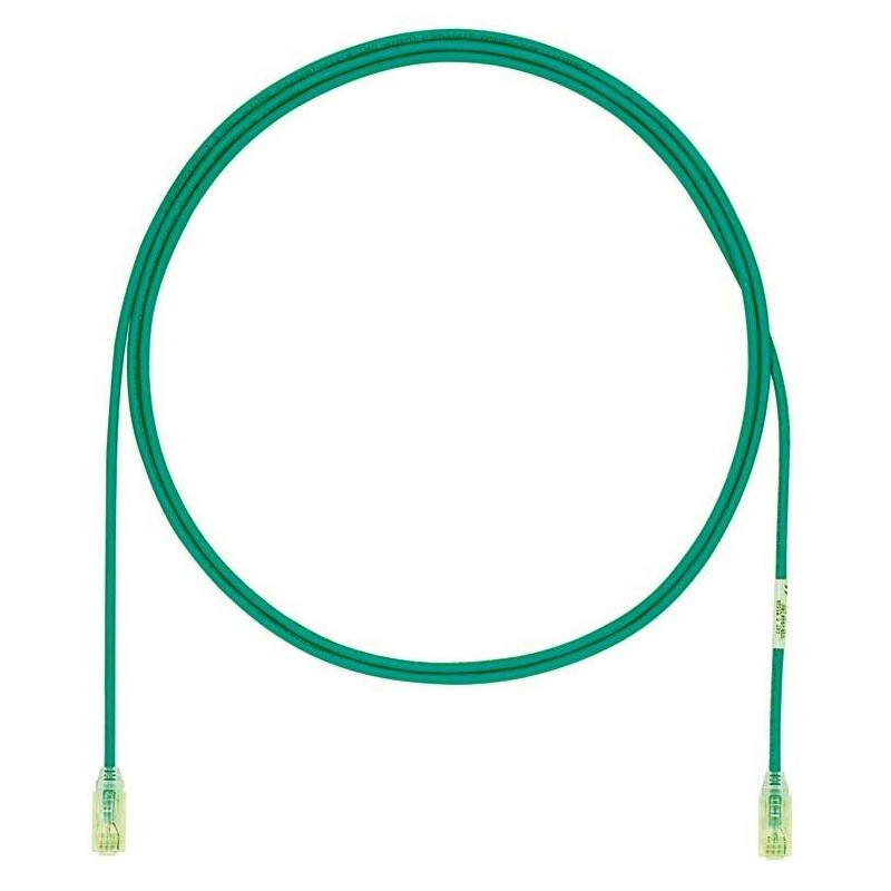 UTP28X0.5MGR, Пач кабел UTP cat.6A 28AWG 0.5m зелен, Panduit