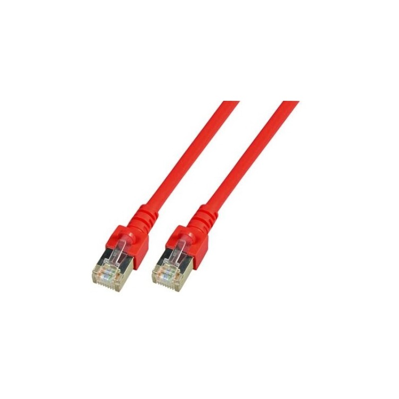 ELN163205010, Пач кабел SFTP Cat.6 1m червен