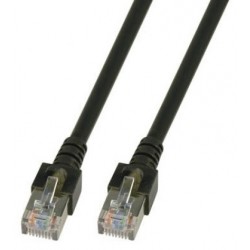 K5456.1.5, Пач кабел Cat.5e 1.5m SFTP черен, EFB