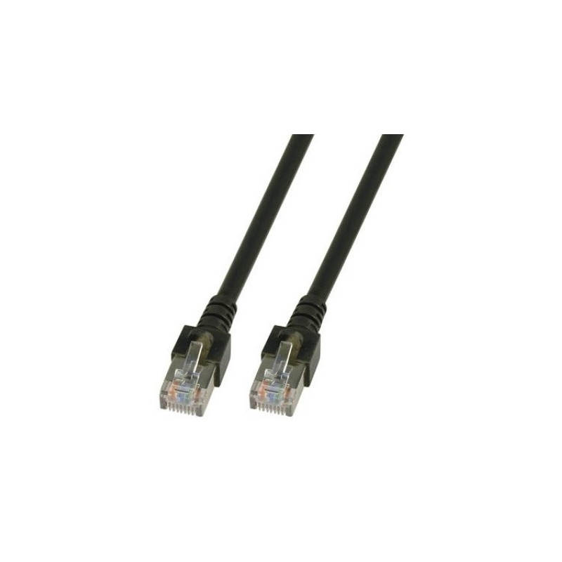K5456.1.5, Пач кабел Cat.5e 1.5m SFTP черен, EFB