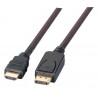 K5561SW.2V2, DisplayPort/HDMI кабел 2м черен, EFB