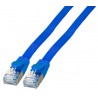 K5545BL.2, Пач кабел Cat.6A 2m U/FTP син плосък, EFB