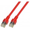 K5458.1.5, Пач кабел Cat.5e 1,5m SFTP червен, EFB