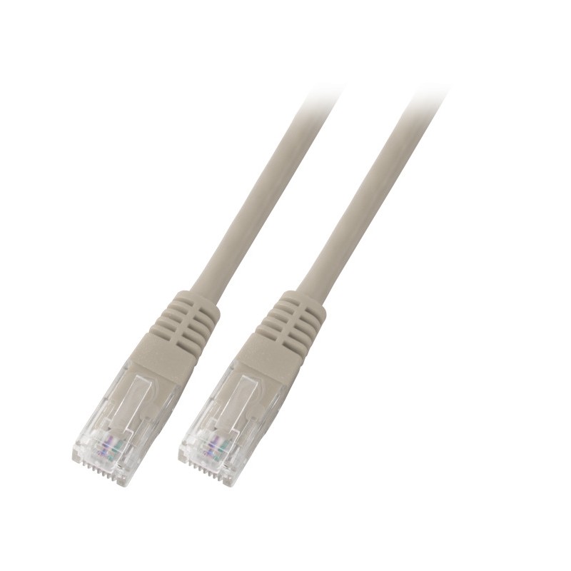 K8100GR.1,5, Patch cable Cat.6 1,5m UTP сив, EFB