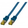 MK7001.1.5BL, Пач кабел Cat.6A 1.5m SFTP син, EFB