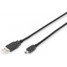 AK-112002, USB кабел A-miniB M/M 1.8m Assmann
