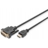 AK-330300-020-S, HDMI към A-DVI(18+1) M/M 2m Assmann