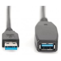 DA-73105, USB 3.0 Кабел active extension 10m Assmann