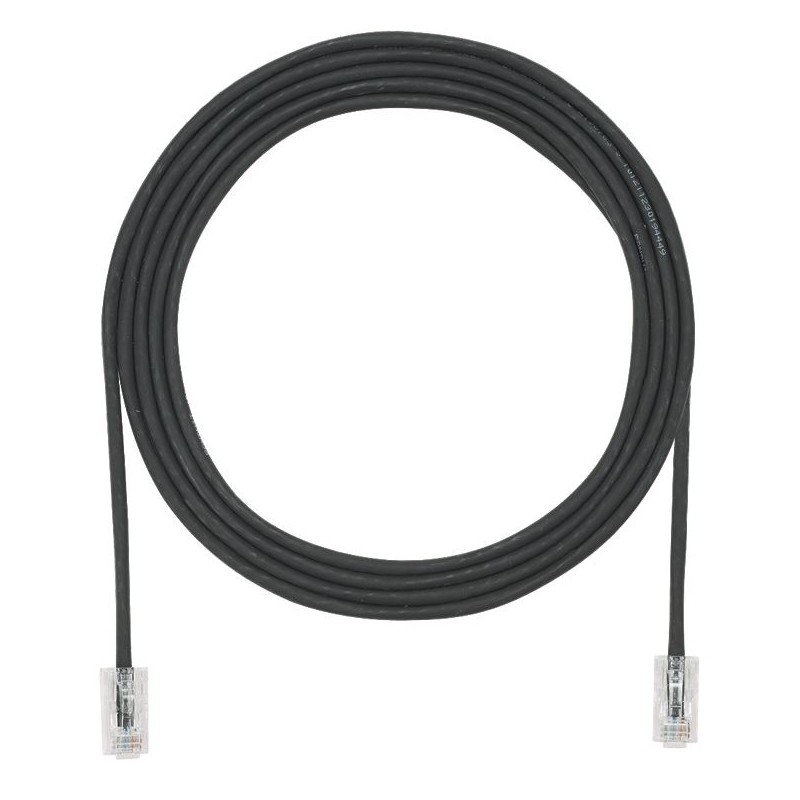 UTP28X5MBL, Пач кабел UTP cat.6A 28AWG 5m черен, Panduit
