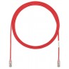 UTP28SP1.5MRD, Пач кабел UTP Cat.6 28AWG 1.5m червен, Panduit