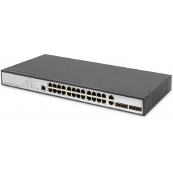 DN-80221-3, L2 Суич 24 порта Gigabit + 4 port SFP Assmann