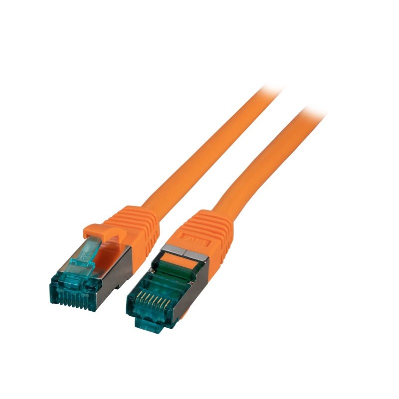 MK6001.2O, Пач кабел Cat.6A 2m SFTP Оранжев, EFB