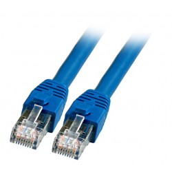 K5528BL.1,Пач кабел SFTP Cat.8.1 LSZH 1m син, EFB