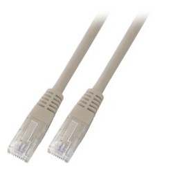 K8456.0,5/ELN150101005, Пач кабел Cat.5e 0,5m UTP сив, EFB