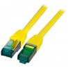 MK6001.5Y, Пач кабел Cat.6A 5m SFTP жълт, EFB