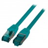 Пач кабел Cat.6A 5m SFTP Зелен, EFB
