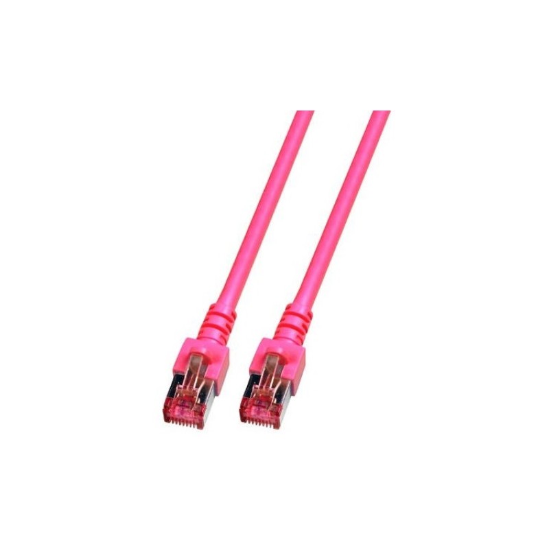 K5519.1, Пач кабел Cat.6 1m SFTP розов, EFB
