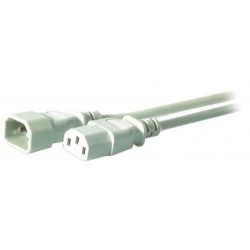 EK507.1,8, Захравнващ кабел C13 - C14 1.8m сив, EFB