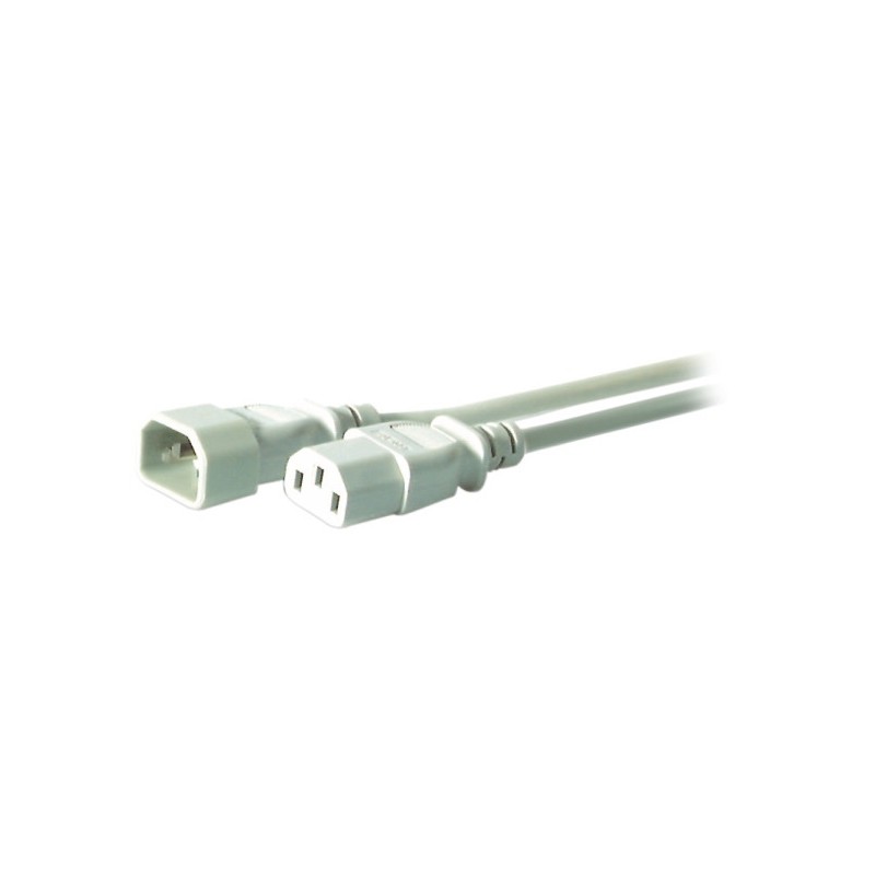 EK507.1,8, Захравнващ кабел C13 - C14 1.8m сив, EFB