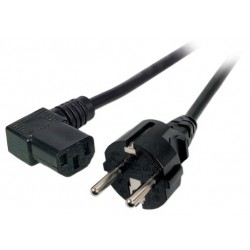 EK534.2, Захранваш кабел shuko - C13 90C 2m, черен EFB