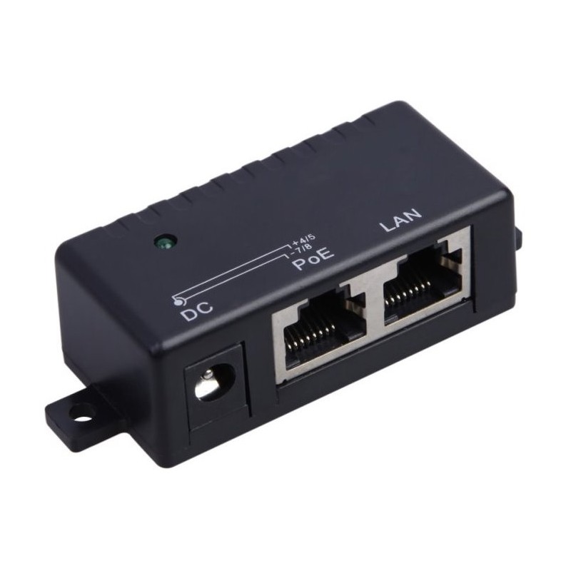 POE-BOX1-G, Passive Gigabit POE adapter with LED