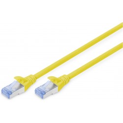 DK-1532-070/Y, Пач кабел Cat.5e 7m SFTP жълт, Assmann