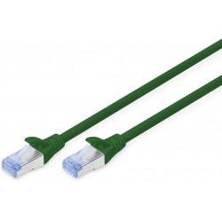 DK-1532-070/G, Пач кабел Cat.5e 7m SFTP зелен, Assmann