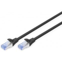 DK-1532-200/BL, Пач кабел Cat.5e 20m SFTP черен, Assmann
