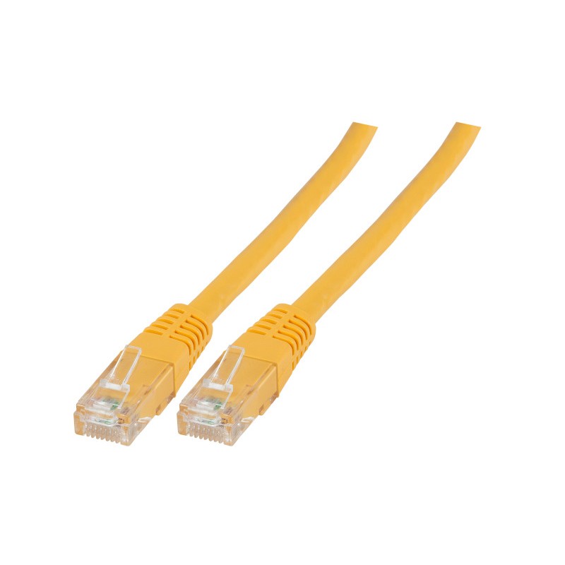 K8105GE.1, Patch cable Cat.6 1m UTP жълт LSZH, EFB