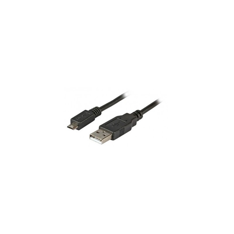 K5232SW.3, USB 2.0 кабел A-MicroB M/M 3m черен EFB