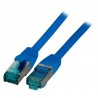MK6001.7,5BL, Пач кабел Cat.6A 7.5m SFTP Син, EFB