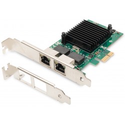 DN-10132, Gigabit Ethernet PCI Express 2 port low profile