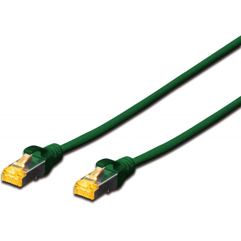 Пач кабел Cat.6A 10m SFTP зелен Assmann