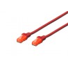 DK-1612-010/R, Patch cable Cat.6 1m UTP червен, Assmann