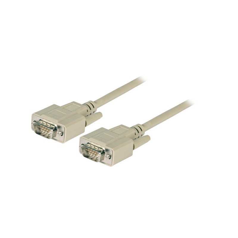 EK324.10, VGA кабел M/M 10m сив EFB