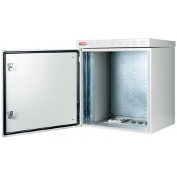LN-ESO-IP5512U6060-LG-1, LANDE, 12U 19“ 600x600 Outdoor IP55 Safebox