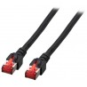 K5515.25, Пач кабел Cat.6 25m SFTP черен, EFB